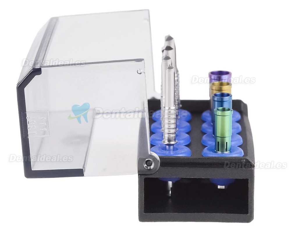 Kit Colector de Hueso Dental con Fresas Trepanadoras para Implantes